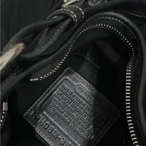 Coach Black Leather Men's Backpack